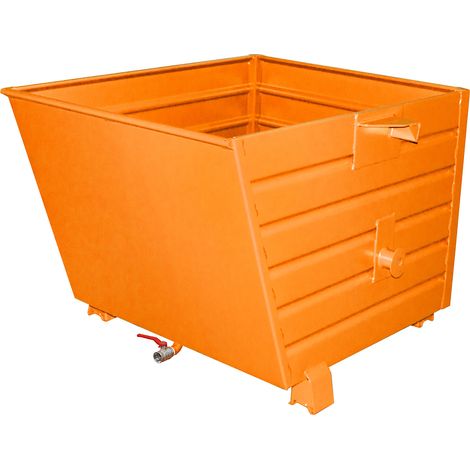 eurokraft pro, Conteneur basculant pour copeaux BSL avec fond en
