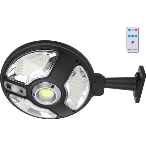 Wasserdichte Solar-Wandleuchte mit LED-Bewegungsmelder und Fernbedienung für Garten- und Villendekoration (1/5)