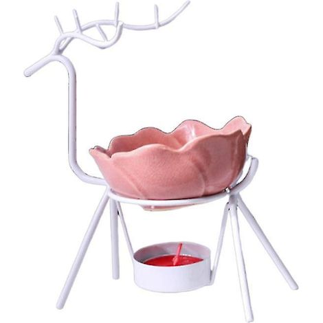 1 porte-encens en forme de rose