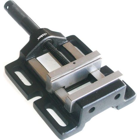 Dolex – Etau de perceuse mors 100mm – Mors en acier trempé – Serrage des pièces minces – Fixation universelle