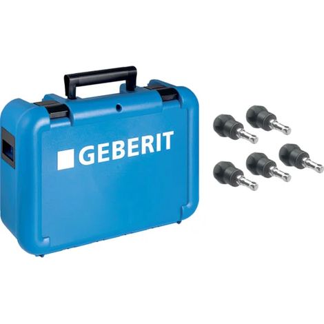 Geberit FlowFit maletín equipado con herramientas de desbarbado y calibrado, 655086001