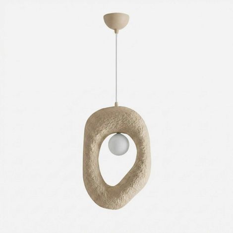 Design Pendelleuchte Zoga höhenverstellbar - Ecrù (1/5)