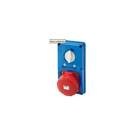 Presa Interbloccata Vr.S.F.3P+T 16A 220V 9H Cbf (Gewiss Cod. Gw66327)