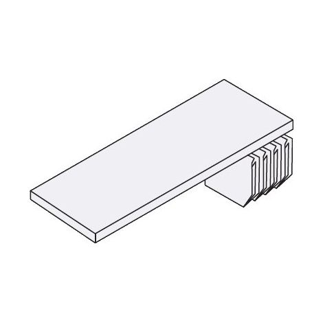 Étagère avec Dispositif de Suspension Universel pour Armoire à Portes battantes 914 mm