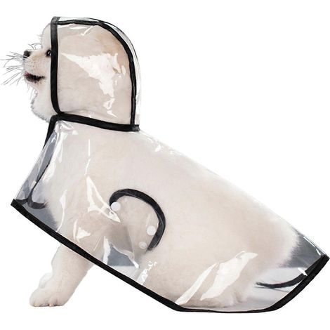 Imperméables à capuche pour chiens de toutes tailles, ponchos imperméables avec capuche (1/5)
