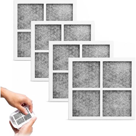 Filtre frigo américain LG LT120F 4 pièces compatibles ADQ73214402 ADQ73334008 Noir (1/5)
