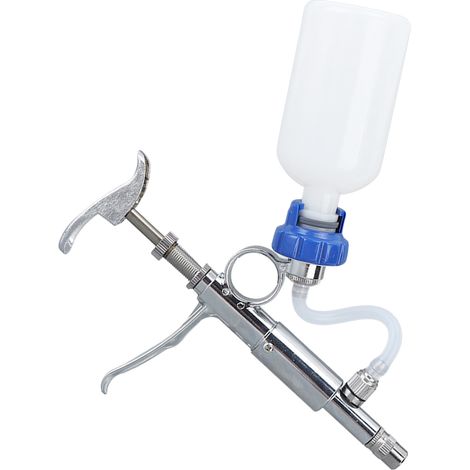Seringue à injection continue réglable en acier inoxydable et plastique pour animaux, 5 ml, détachable, pour usage domestique et agricole. (1/5)