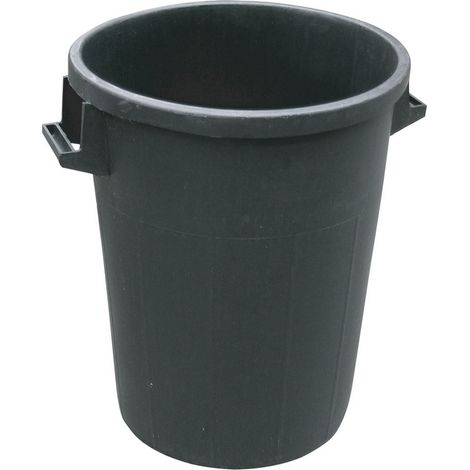 1PZ BIDONE PER IMMONDIZIA SOVRAPPONIBILE Col. Nero lt. 75 (h. cm. 63)