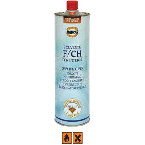 SOLVENTE PER INTERNI 1 LT X PRODOTTI MADRAS FORCOTT CAMINETTI POLYGRES POLYFLOOR (1/2)