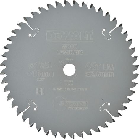 DEWALT DT4092 EXTREME WORKSHOP for CSB 184mm x 16mm x 48T