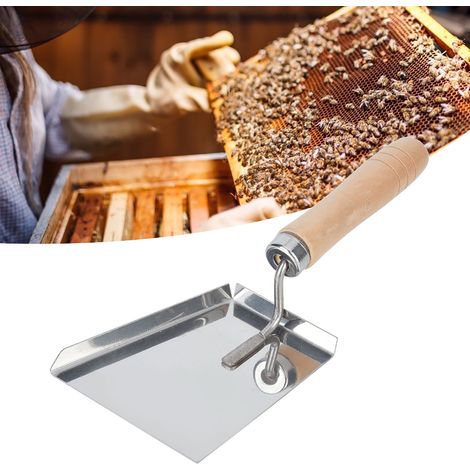 Outils apicoles : pelle à cire, nettoyeur de ruche (1/5)