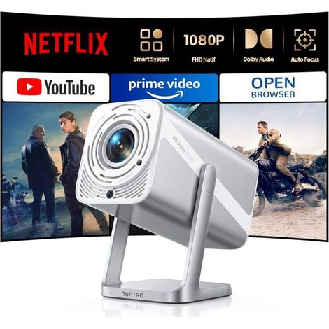 Vidéoprojecteur 4K - TOPTRO - TP1 - Dolby - 800 ANSI - Bluetooth 5.2
