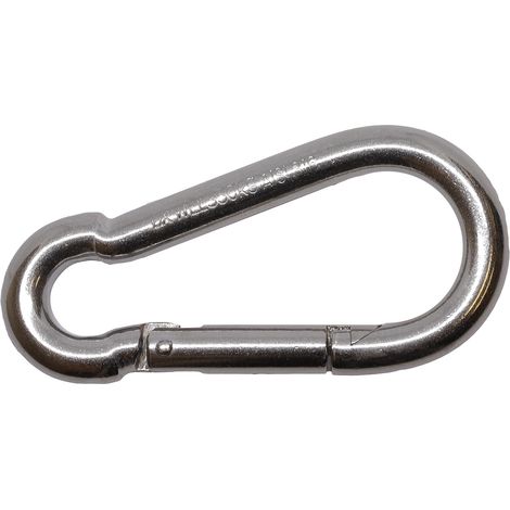 Karabinerhaken Edelstahl A4 10 x 100 mm - Pro Stück
