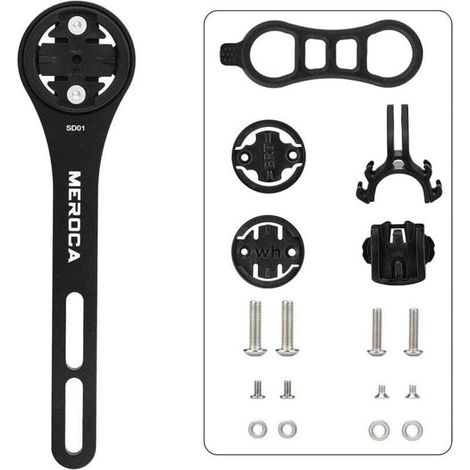Support compact pour ordinateur de vélo support d'extension de vélo de route, solide et en alliage d'aluminium (SD01),de DEBUNS (1/5)