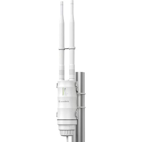 Amplificateur WiFi Repeteur WiFi Exterieur en Charge Poe Dual-Band 2.4+5G 2 Antenne WiFi Longue Portee (1/5)