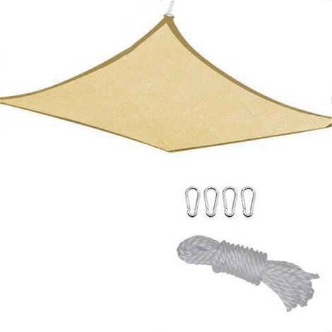 1x1 mètre rectangulaire carré Shade Sail extérieur fenêtre Shade Sail Breathable Extra grand Shade (1/5)
