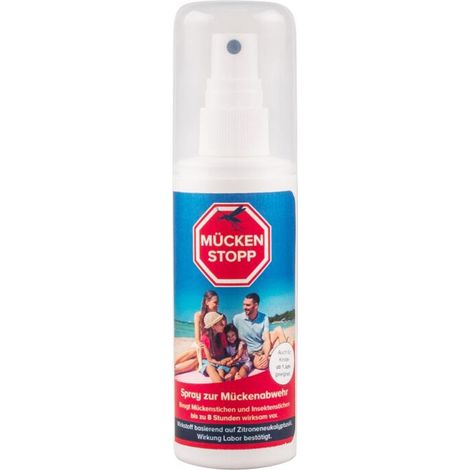 Mückenstopp 100ml Pumpspray Mückenspray Insektenspray Mückenschutz bis 8 Stunden