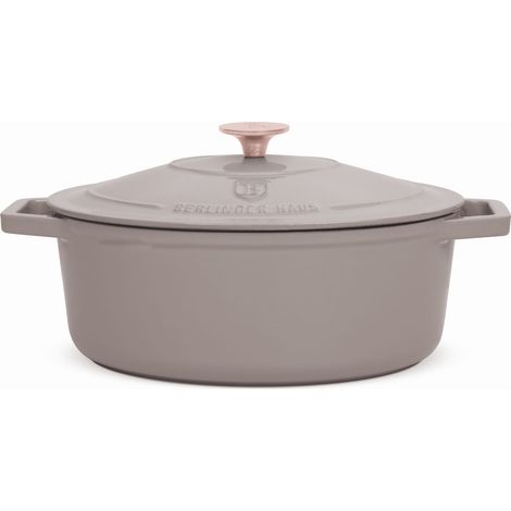 Berlinger-Haus Modell Classic Gusseisen-Bratpfanne Taupe 30 cm (1/5)