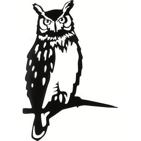 Decoración metálica para jardín – Decoración metálica Zoo-Forest, 1 pieza de pájaro, arte para jardín (1/5)
