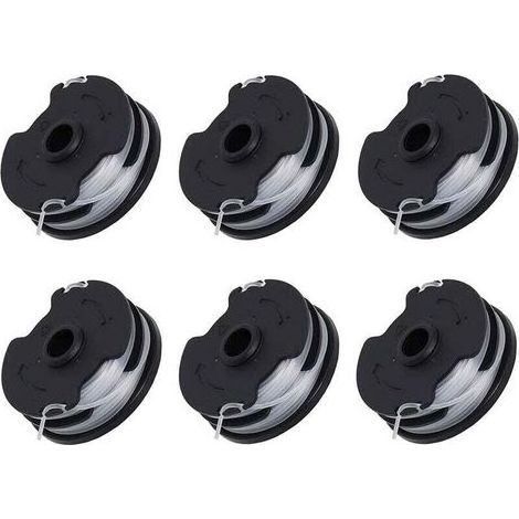 Lot de 6 bobines de rechange pour débroussailleuse sans fil Parkside PRTA 20-Li C3 IAN351753 (1/5)