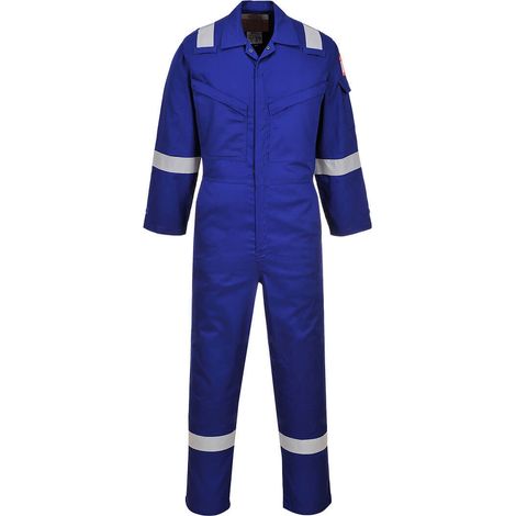Combinaison Araflame Silver couleur : Bleu Royal taille 46 - PORTWEST