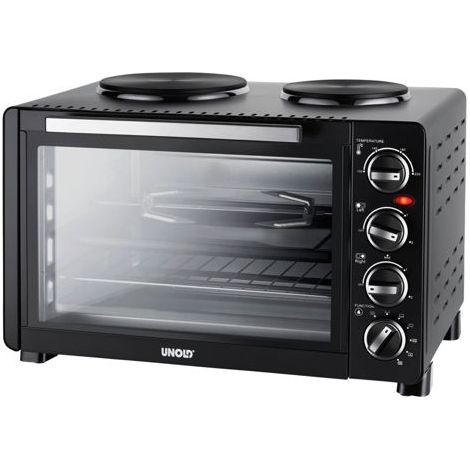 Unold 68885 Mini-Backofen Schwarz 30 Liter Kompakt (1/5)