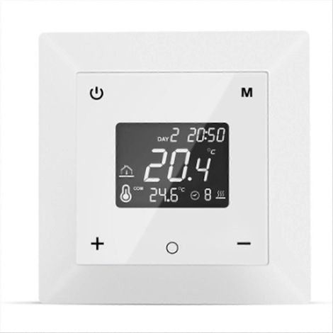 Tuya Smart-Thermostat mit LED-Anzeige und WLAN-Temperaturregler, 220 V AC, 16 A, für elektrische Fußbodenheizung (1/5)