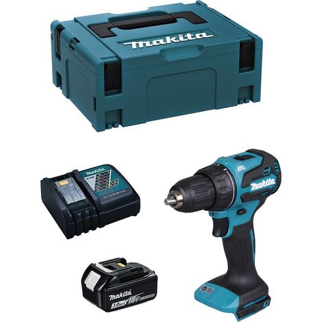 Taladro Atornillador MAKITA DDF490RFJ1 (1 x 3,0 Ah + DC18RC + MAKPAC 2) (1/5)