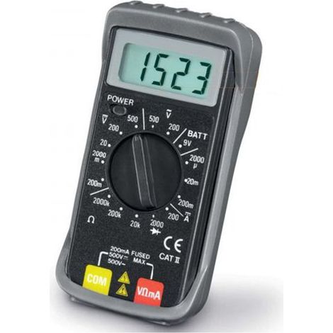 Outil de mesure zeca mini-digital-multimeter testeur diode continuité
