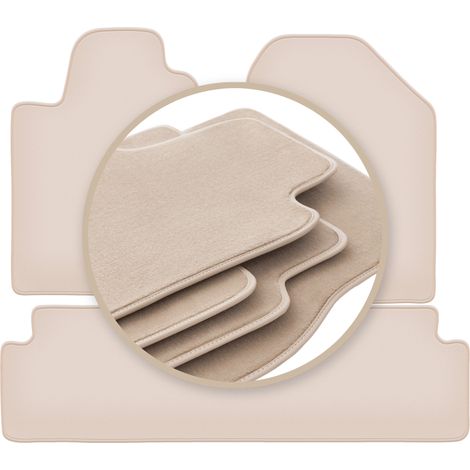 Tapis beiges PREMIUM pour : Toyota Corolla Verso II monospace 2004-2009 (1/5)