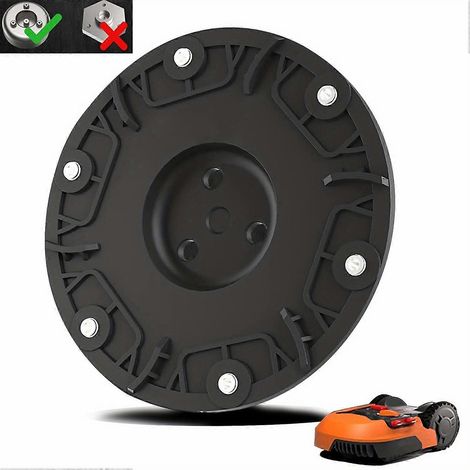 RSD-01 pour tondeuse Worx/Landxcape/Kress/Einhell, raccord rond, tête de coupe en ABS, disque rotatif - AquaForge (1/5)