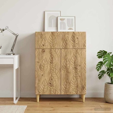 Aparador Roble artisan 66 x 34,5 x 90 cm Madera de ingeniería (1/4)