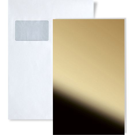 1 SAMPLE PIECE S-25573 WallFace Gold 30 ARDECO Collection  Wall panel SAMPLE in DIN A5 size