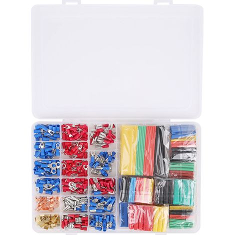 Jeu de 678 cosses à sertir pressées à froid avec 350+328 tubes thermorétractables (1/5)