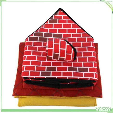 Niche pour chien - FAFEICY - Petite - Coussin amovible - Lavable en machine - Polyester (1/4)