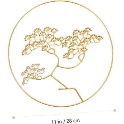 Feuille Décorative Murale Extérieure en Fer Forgé – Sculpture Murale Ornementale pour Jardin ou Façade, Design Feuillage Élégant (1/5)