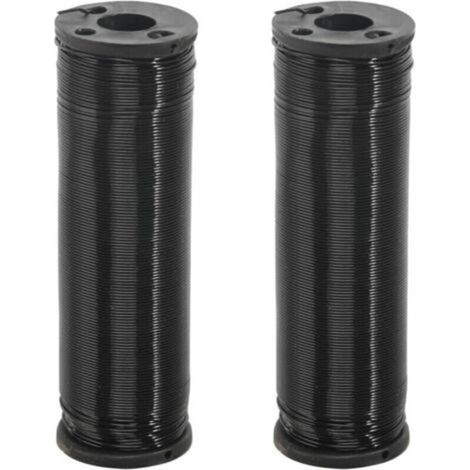 200 m Fil de Fer pour Fleurs 0,67 mm Fil d'emballage Fil Floral Galvanisé Fil de Fer Fleuriste Fil de Fer Recuit Fil de Jardin Noir pour Attacher des Fleurs et des Plantes (100 m/Rouleau)
