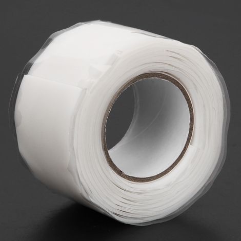 Ruban adhésif étanche à forte adhérence pour tuyaux PVC/PPR, fournitures de réparation, longueur 1 mètre, blanc/rouge (1/5)