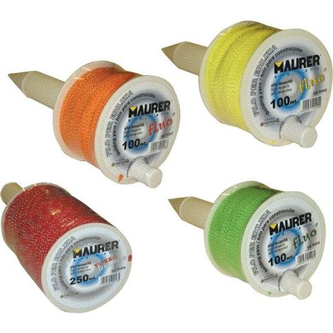 FILO EDILIZIA 250MT Ø 1,8MM BIANCO/ROSSO (1/2)