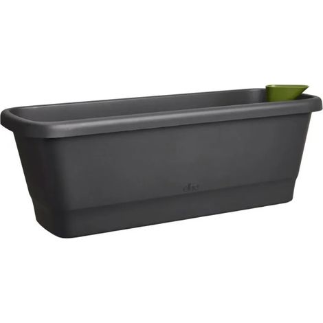 Jardinière de balcon Noa M 52 cm noir (1/5)