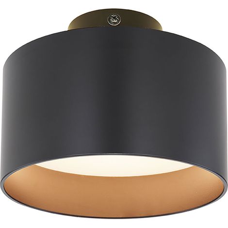 Globo - deckenleuchte - Jenny - schwarz - aluminium - Ø 14cm - (1/3)