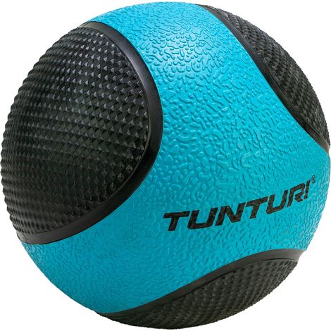 Tunturi 14TUSCL404 ballon médical 4 kg Noir, Bleu (1/5)