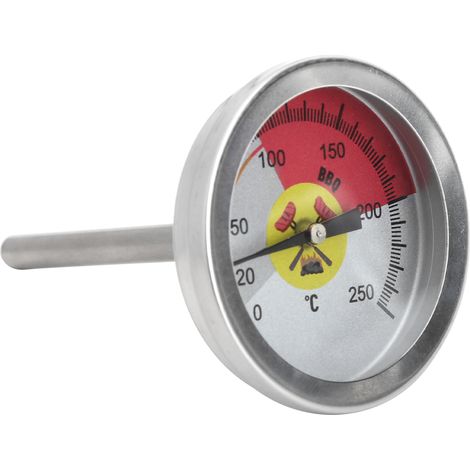 Thermomètre de cuisson 0-250 °C, thermomètre à aiguille en acier inoxydable pour four, indicateur de température (1/5)