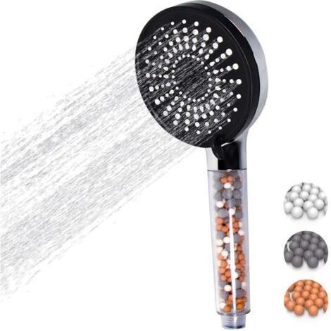 Water Saving Shower Head with 5 Adjustable Jets, High Pressure, Remove Chlorine, Rainfall, for Bathroom and Wellness (1/5)