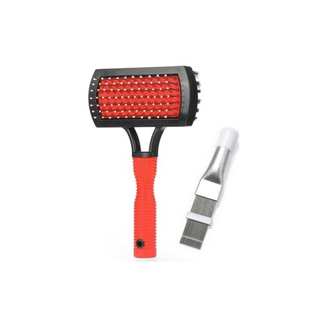 4 brosses à ailettes de condenseur – Peigne pour échangeur thermique – Nettoyage de climatiseur et radiateur (1/5)