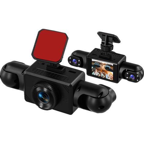 Auto-Dashcam, 1080P Auflösung, Vier Linsen, mit 64G Karte (1/2)