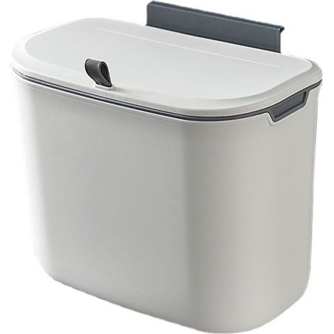 Poubelle de cuisine, bac de rangement mural pratique pour porte de placard, poubelle de tri des déchets de cuisine suspendue au style minimaliste (1/5)