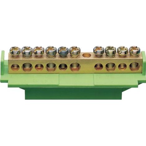 BARRETTE TERRE 5X16+5X1OMM - CONNEXION HAGER KM10B