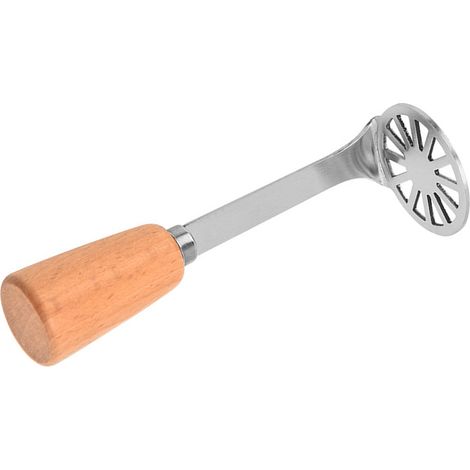 Presse-purée en acier inoxydable 304, ustensile de cuisine en métal pour écraser pommes de terre et haricots (1/5)