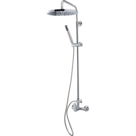 PRESTO 71250300 ALBOS Columna Ducha Con Rociador y Flexo Inox Cromo - ref: 71250300 (1/2)